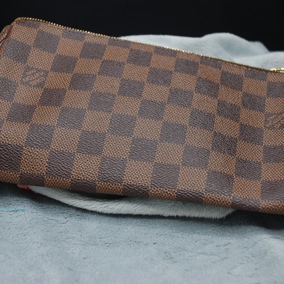 Louis Vuitton Damier Ebene Eva Pochette w/ Strap - Picture 9 of 10